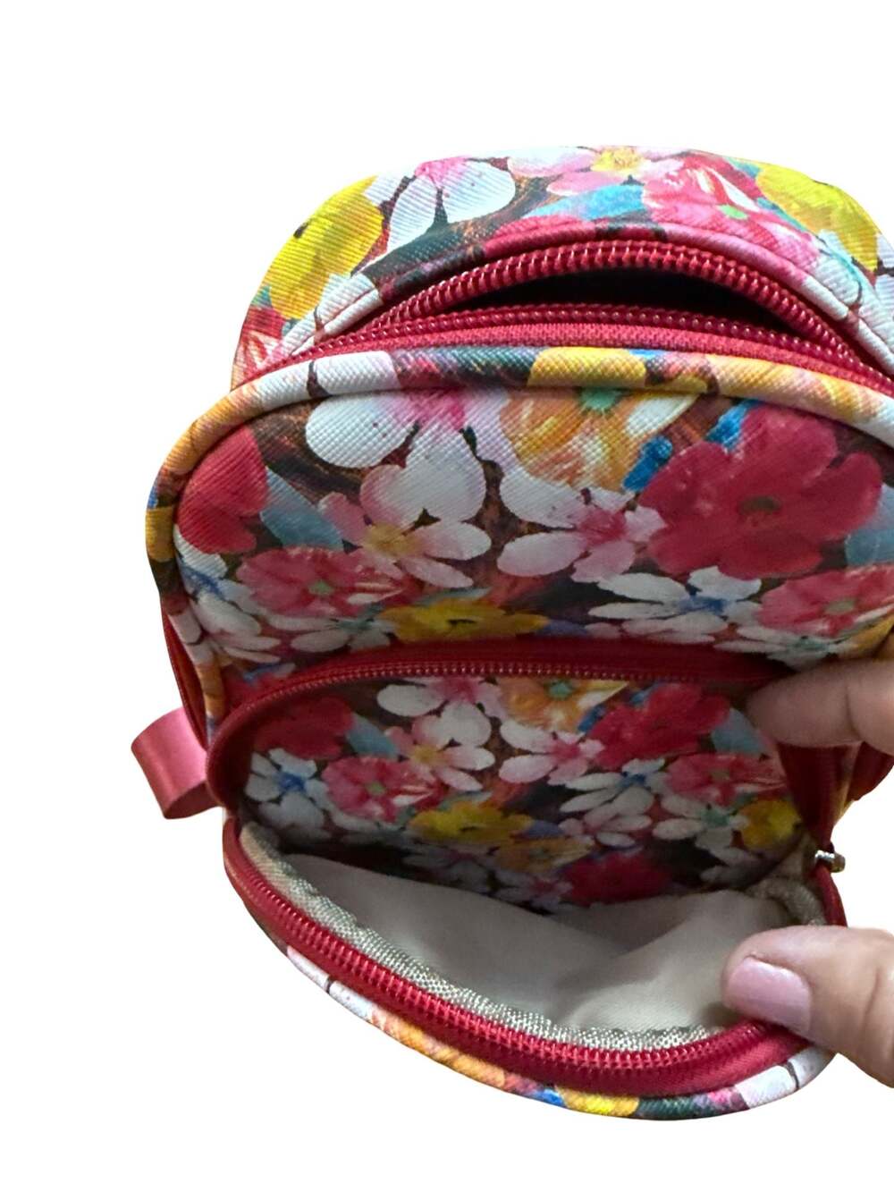 Julia Buxton Floral Printed Vegan Leather Sling Bag - Picture 3 of 5